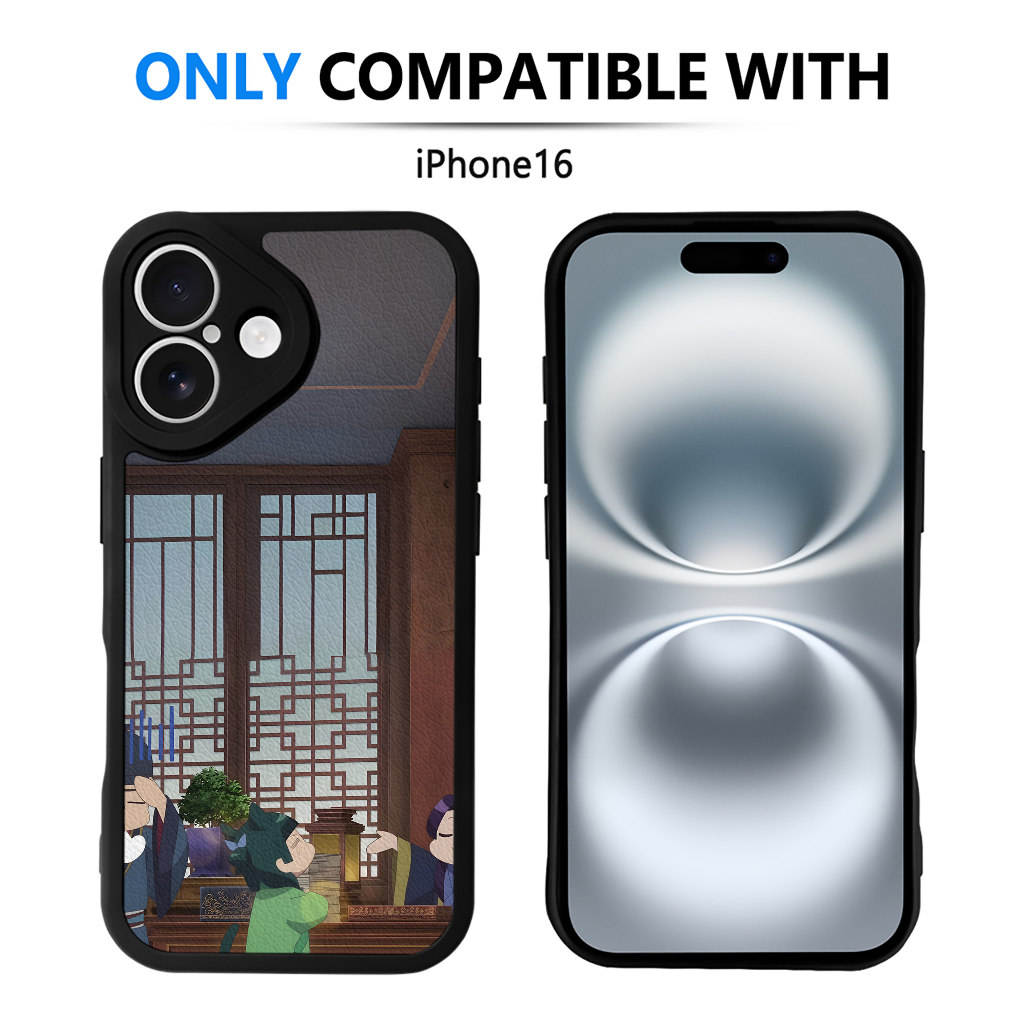薬屋のひとりごと The Apothecary Diaries 【iPhone 16シリーズ対応】シリコンスマホケース（レザー調） 材質：シリコン